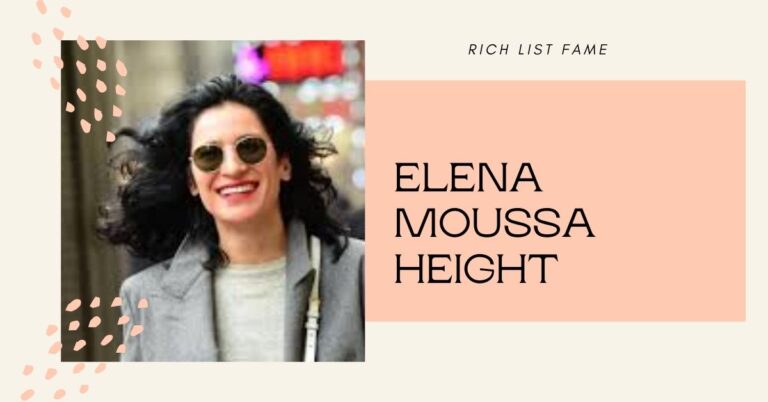 Elena Moussa Height