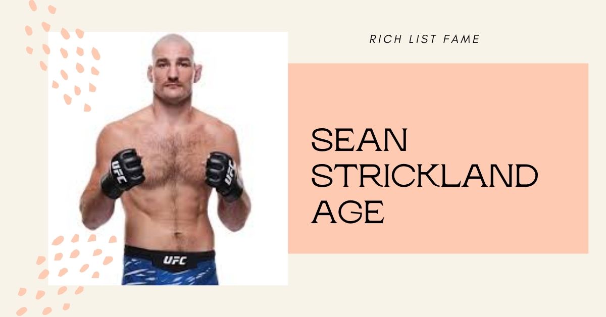Sean Strickland Age